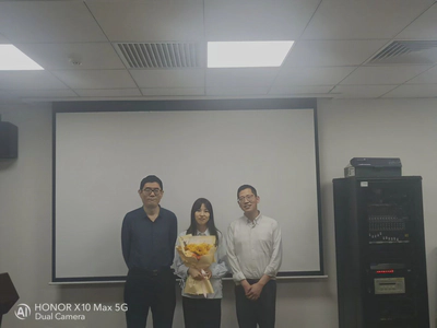 Jingjing Li defending her thesis